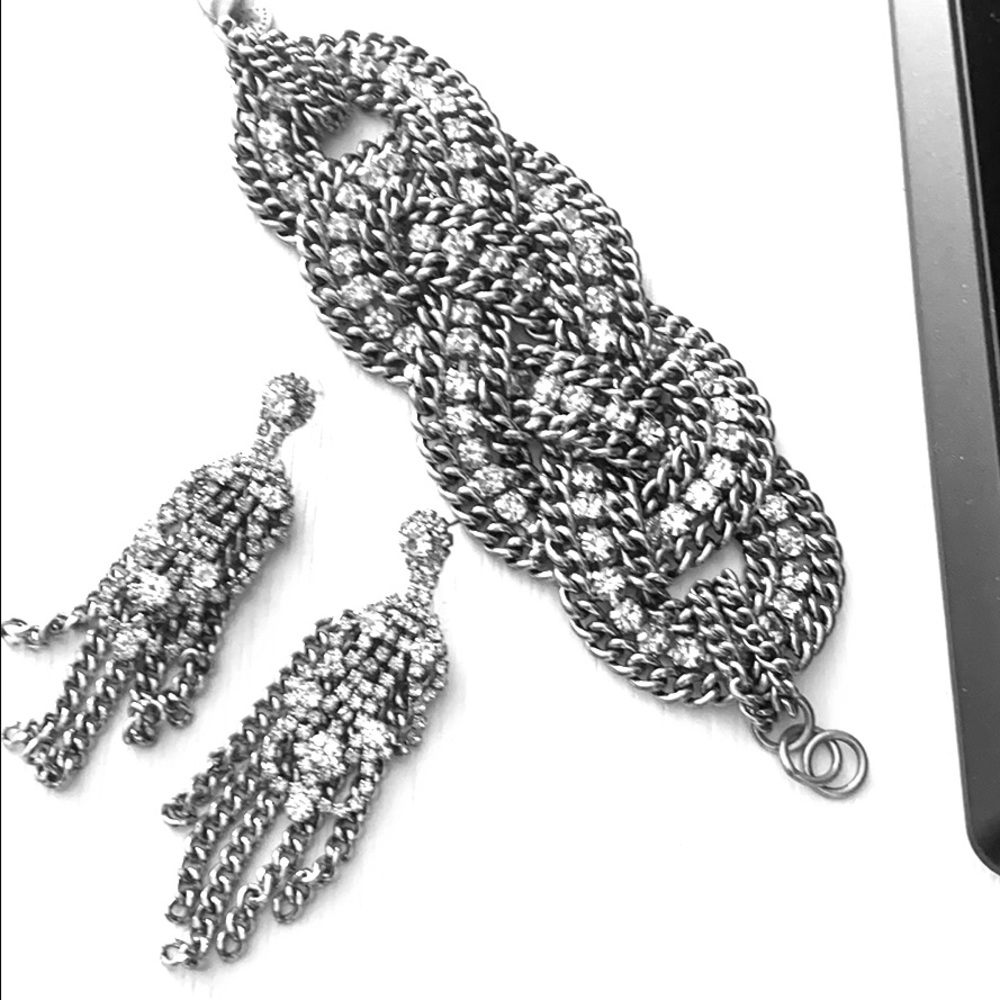 Stella & Dot bracelet and earrings